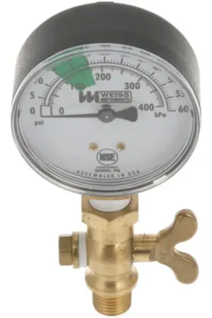 Bargain GAUGE PRESSURE 2-1/2 60 PSI P65-1136 for Stero P65-1136