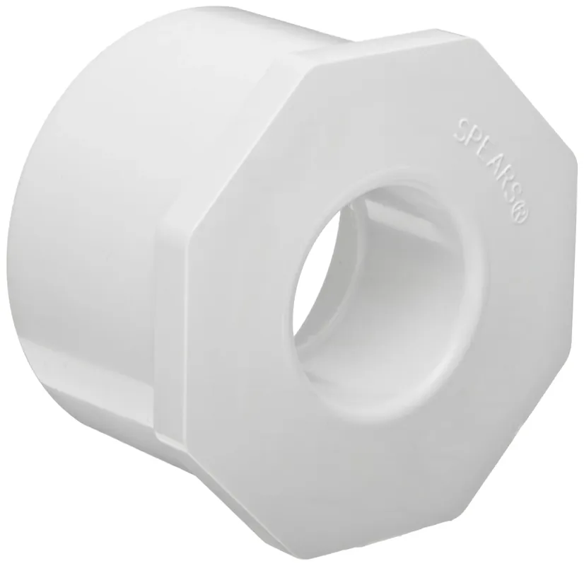 Spears 437-168 Plastic Reducer Bushing, 1-1/4 x 1, Spigot x Socket, PVC, Schedule 40 In Demand