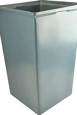 Professional Grade Trash Liner Rigid 35G for Rubbermaid RBMDFG356700GRAY