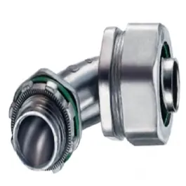 Seasonal Sale Bridgeport 470-LTI2 Liquid Tight Conduit Connector 90 Degree Die Cast Zinc