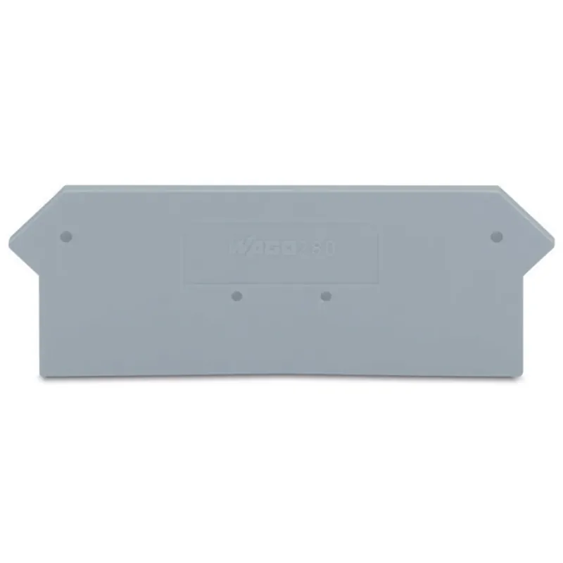WAGO 280-316 End and Intermediate Plate 2.5mm Width Gray Next Day Delivery