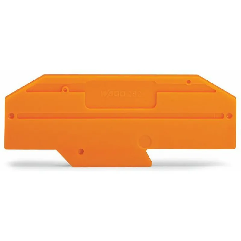 Luxury WAGO 282-334 End Plate 2mm Gray
