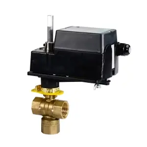 Schneider Electric VA-2313-821-9-15 Ball Valve Assembly 3-Way Mixing NPT Clearance
