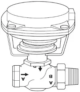 Free Returns Schneider Electric VK-7211-301-4-07 Globe Valve Assembly
