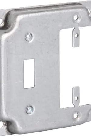 Raco 814C 4 Square Exposed Work Cover, 1 Toggle & 1 GFCI Top Pick