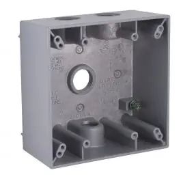 BELL 5335-0 2G Weatherproof Box (4) 1/2 In. Outlets - Gray Super Sale