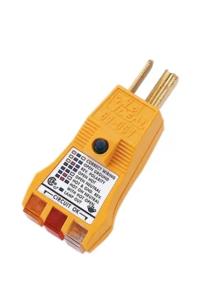 Affordable Ideal 61-051 E-Z Check Plus Circuit Tester 120 VAC