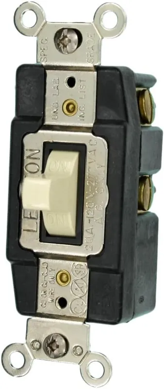 Leviton 1257-I Toggle Switch 20 Amp 120/277 Volt Budget