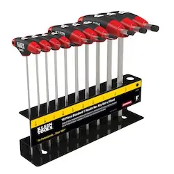 Klein JTH910E T-Handle Set with Stand SAE 9 Blade 10-Piece Deal