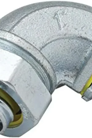 Raco 3424 Liquid Tight Connector, Steel, 90 Degree, 10-Pack Special Discount