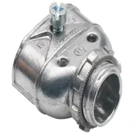 Bridgeport 601-DC2 Duplex Die Cast Connector, 3/8 Inch, 1/2 Inch Knockout Genuine