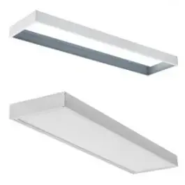 Lithonia Lighting 2X4SMKSH Commercial Multi-Use Shallow Depth Troffer Kit For CPX LED Panels Surface Mount 2x4 Professional Grade
