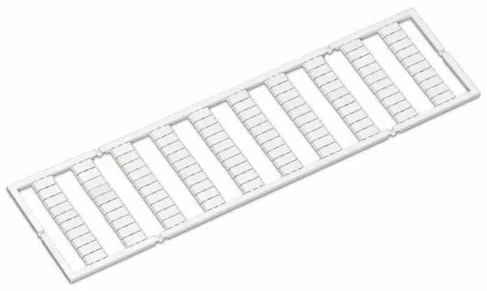 WAGO 793-603 Marking Card Vertical Snap-On Type White Markdown