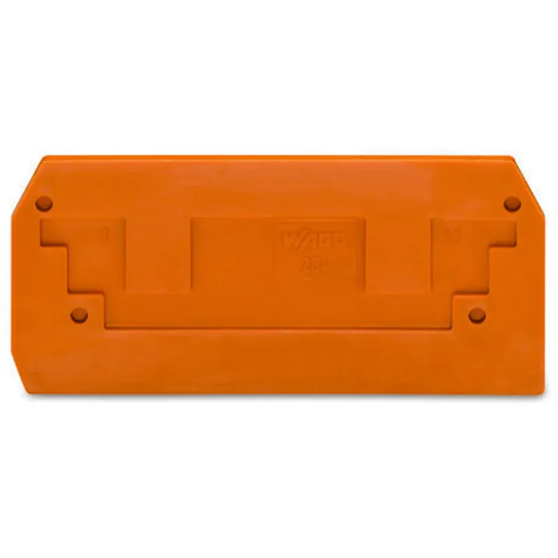 WAGO 284-328 End Plate 2.5mm Width Orange Direct From Factory