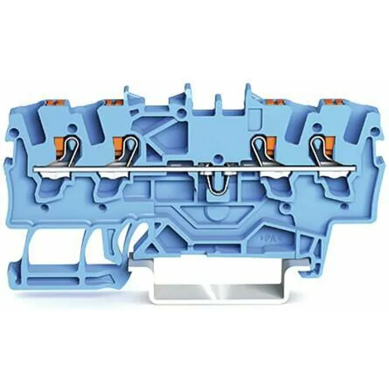 Trending WAGO 2201-1404 Neutral-Through Terminal Block 18A Blue