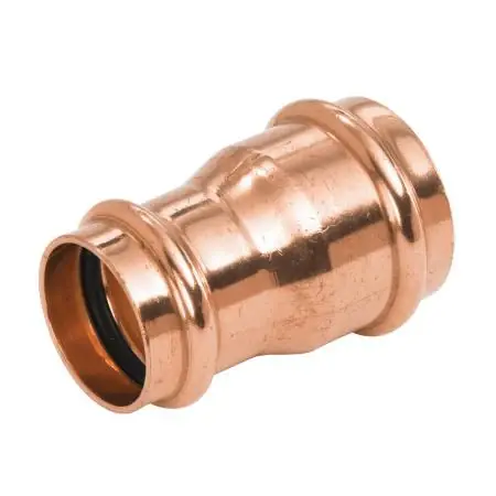 High Quality NIBCO 9002100PC PC600-R Press Copper Reducing Coupling 1-1/2 x 1 Inch