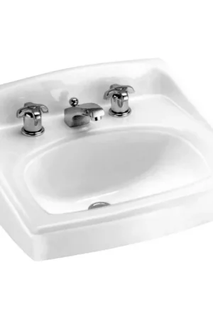 Best Seller American Standard 0356015.020 Lucerne Wall-Mounted Lavatory Sink 8-Inch Centers Replacement MPN