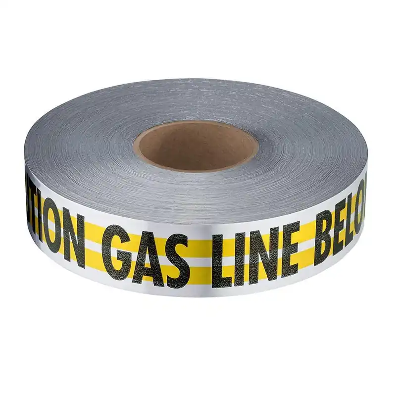 Empire Level 31-140 1000 ft. Caution Gas Line Below Tape Secure Checkout