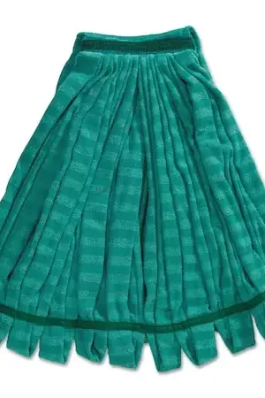 New Release Rubbermaid Commercial FGT85206GR00 Tube Mop Microfiber Green Medium 5 in Green Headband PK6