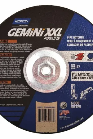 CAI - NORTON 66253370275 Depressed Center Wheels Aluminum Oxide 9 (Unit) Replacement MPN Sale