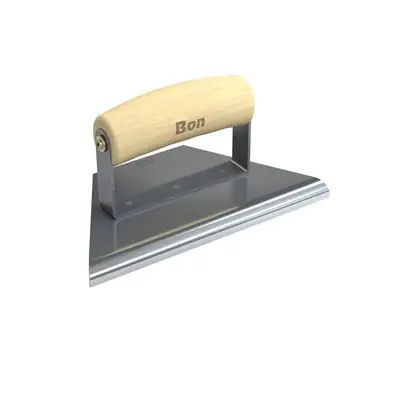 Best Choice Bon 12-831 Tapered Edger - 8 to 3 - 3/8 Radius 1/2 Lip Wood Wave Handle