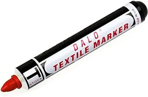Crafted DYKEM 23026 Dykem Dalo 30260 Red Medium Marking Pen - Tip Type: Medium Plastic 23026
