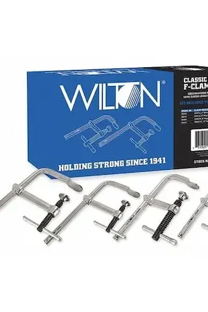 Limited Offer Wilton 11116 4, 8, 8, 12 F-Clamp Kit Drop Forged Steel Handle and