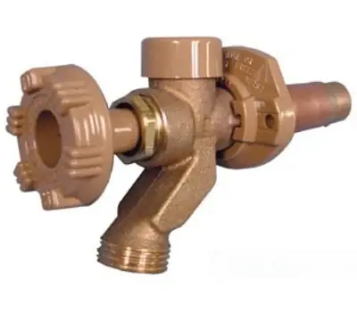 Woodford 17P-14-MH Model 17 14 1/2 FPT x 3/4 MPT Inlet Anti-Siphon Wall Faucet w/ Metal Handle Luxury