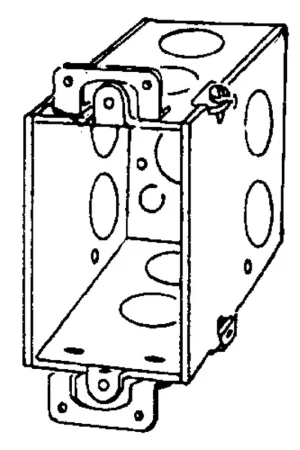 APPOZGCOMM 336 Features:Gangable With 3/4 And 1/2 IN Conduit Knockout Size 2 X 3.5 X 3 One Day Deal