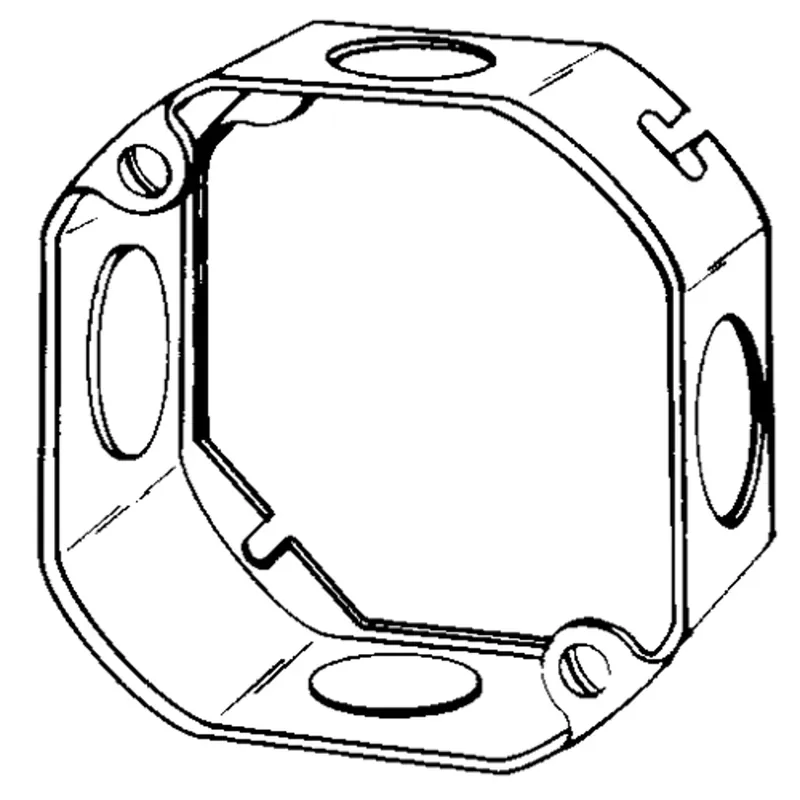 Factory Price APPOZGCOMM 4OE-SPL Octagon Box Extension Ring 1 1/2 IN Depth (1 Each)