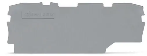 Hot Picks WAGO 2002-1991 End and Intermediate Plate - Gray Color (1mm Width)