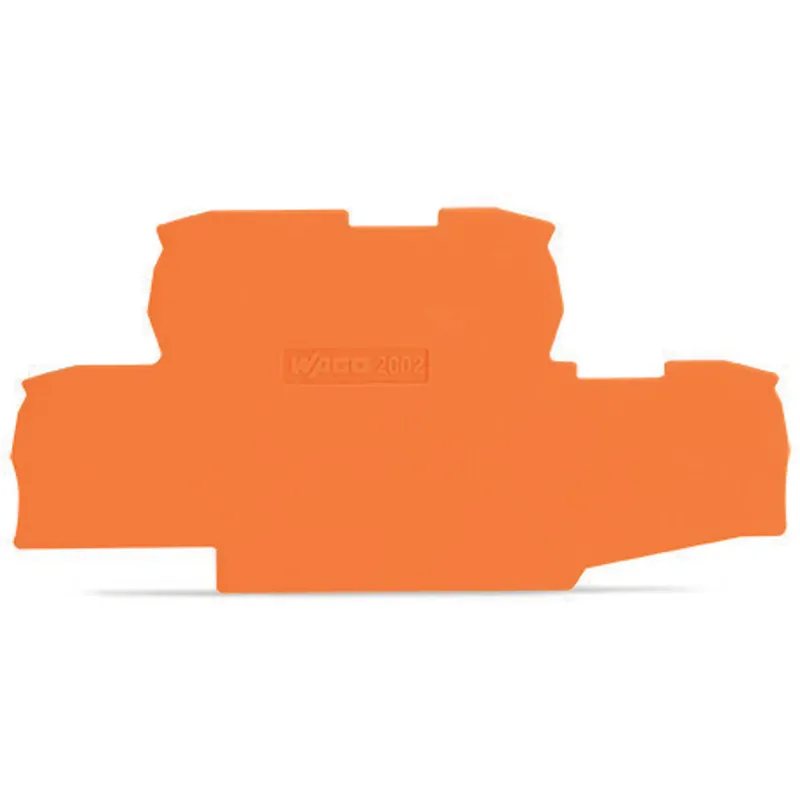 WAGO 2002-2792 End Plate - Orange Color - 0.8mm Width Exclusive Offer