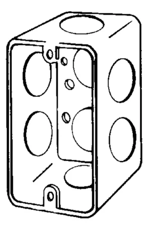 APPOZGCOMM 4CS-3/4 Handy Box with 3/4 In Conduit Knockout 2.125 X 1.875 X 4 In High Quality
