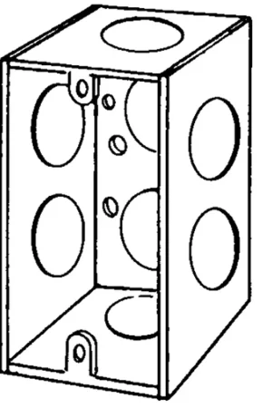 APPOZGCOMM 4SSL-3/4 Specialty Electrical Box With 3/4 IN Conduit Knockout (Size: 2.125 x 2.125 x 4IN) Replacement MPN Get Yours