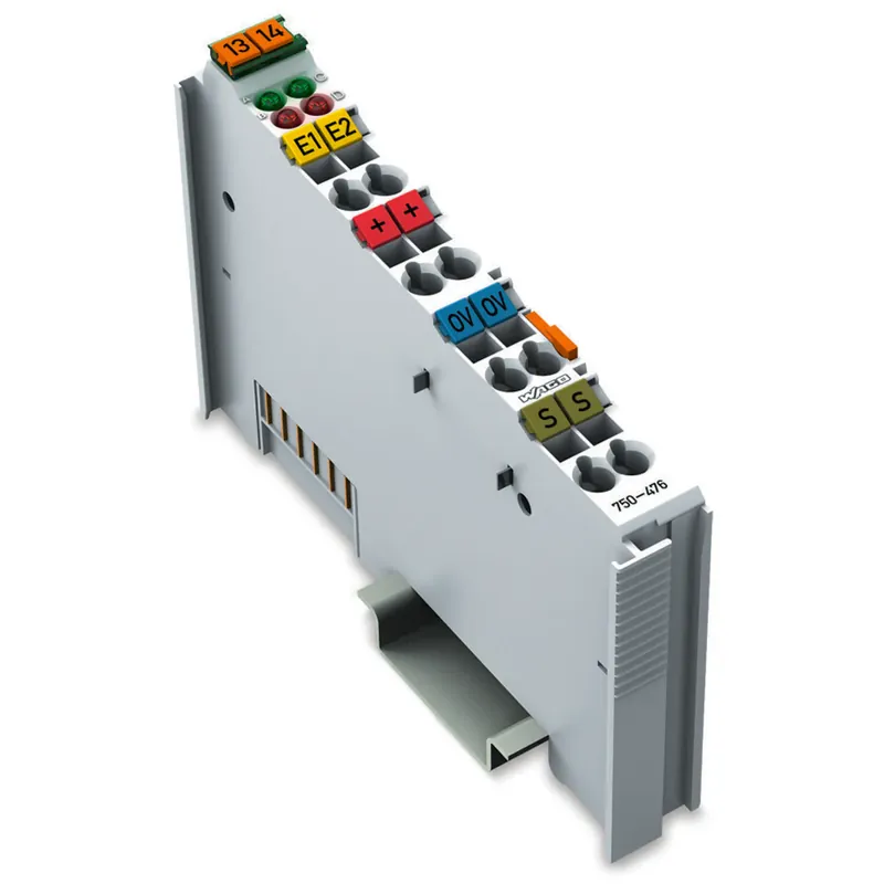 WAGO 750-476 Standard Analog Input Slice Module - 2AI; +-10Vdc; SE; 16bits Final Sale