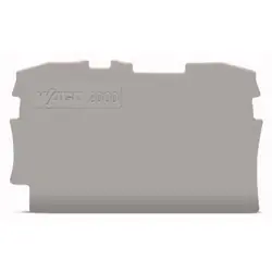 WAGO 2000-1291 End And Intermediate Plate; 0.7 mm Thick Affordable
