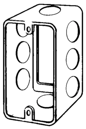 APPOZGCOMM 4SSLE-1/2 Features:1 1/2IN Depth For 4 X 2 1/8 IN Boxes With Slide On Buy Today