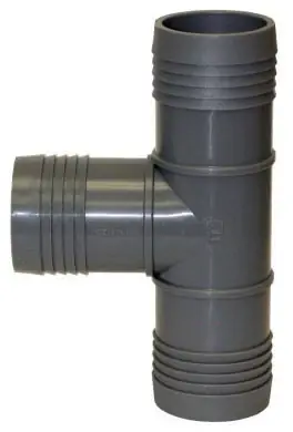 Limited Offer Merrill PTP200 2 Inch Polyethylene Insert Tee for Plastic Pipe Connections