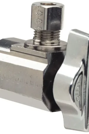 Authentic BrassCraft KTR07X-C Angle Stop Valve Chrome Plated Lead-Free