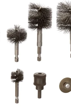 High Quality RIDGID 93707 Kit, Fitting Brush 122 - Comprehensive Brush Kit for Pipe Fittings