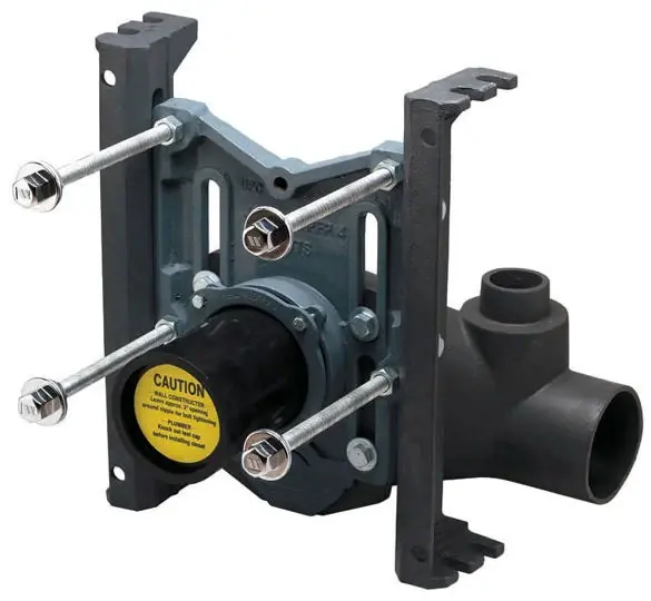 Fan Favorite Watts ISCA-101-R Adjustable Right Hand Closet Carrier No Hub Connection Epoxy Coated