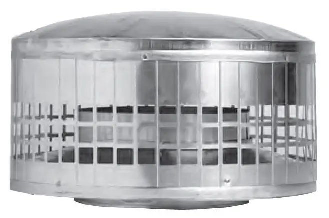 Metal-Fab 12MC 12 B-Vent Cap Double Wall Round Top Pick