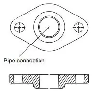 While Supplies Last Grundfos 519652 1 NPT Flange Set with (2) Flange/(2) Gasket/(4) Nut and Bolt