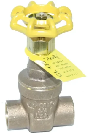 Apollo Valves 30-045-01 Gate Valve 1 Inch - Full Port Solid Wedge Disc Direct From Factory