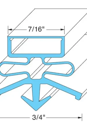 Best Seller DOOR GASKET 22 POWER 9 SIZE 62085-1 for Perlick PEK62085-1