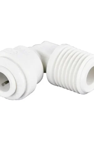 John Guest PP480822W 1/4 in. FNPT Fixed Straight Polypropylene and EPDM 90 Degree Bulk Elbow Place Order