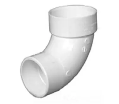 Buy Today CHARLOTTE PIPE PVC003021800 8 in. Spigot x Hub PVC DWV 90-Degree Street Elbow