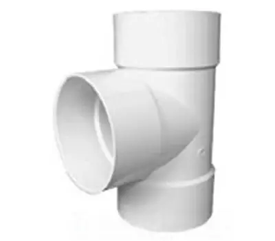 CHARLOTTE PIPE PVC00400A2000 10 in. Hub PVC DWV Straight Tee Buy Today