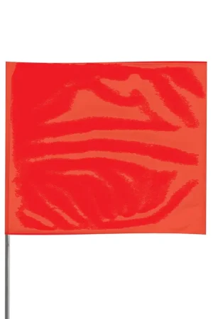 Presco 4536R 4 x 5 x 36 Stake Red PVC Wire Stake Flag 100 Count Buy Online