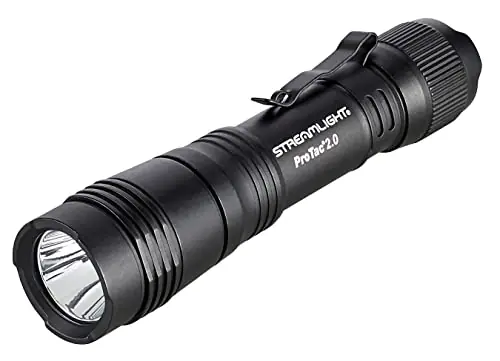 Premium Streamlight 89000 ProTac 2.0 2000-Lumen Rechargeable Tactical Flashlight with USB C Cable and Holster